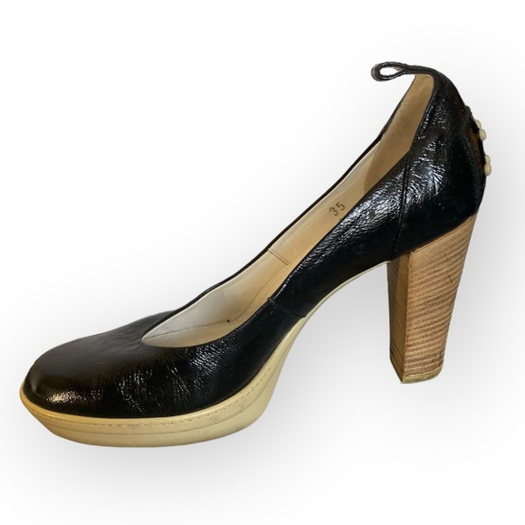 H8 TODs Aspen Patent Leather Heels - Picture 4 of 11
